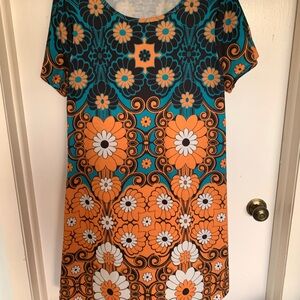 Multicolor dress 3X